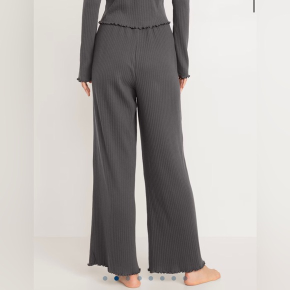 🆕 Old Navy Women’s High-Waisted Ribbed Pajama Pants - Picture 2 of 14
